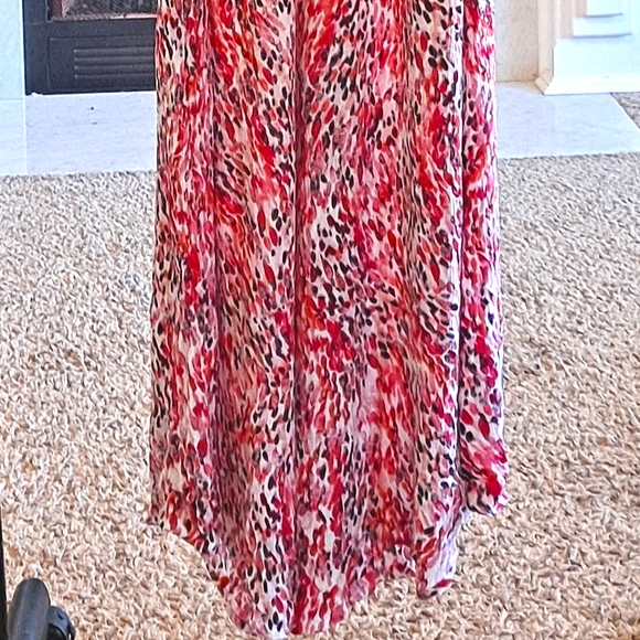 Adjustable Spaghetti Strap Mult Splash Colors Flowy Jumper - Picture 3 of 4